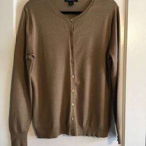 August silk cardigan sweater Size XL